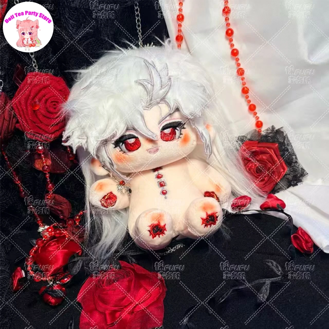 ตุ๊กตาผ้าฝ้ายนุ่ม New Love and Deepspace Sylus สามารถเปลี่ยนชุดได้ ตุ๊กตาของเล่นตัวใหญ่ อนิเมะฟิกเกอร์ 20 ซม.