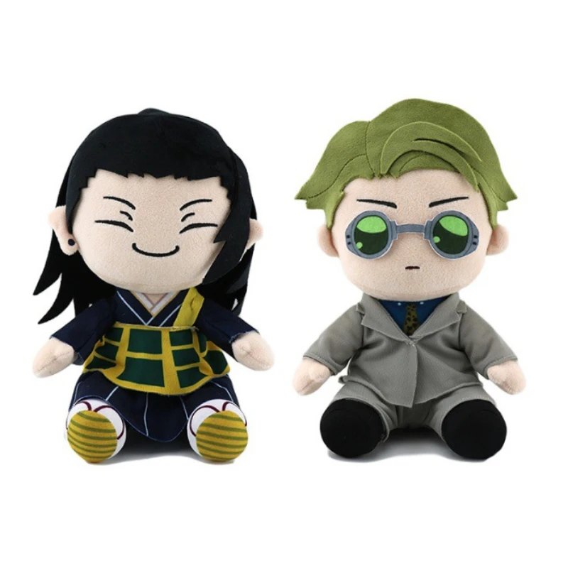 Anime Game Jujutsu Kaisen Geto Suguru Nanami Kento Cosplay sitting position Kawaii Dollbody Plush Dress UP Clothing Cotton doll