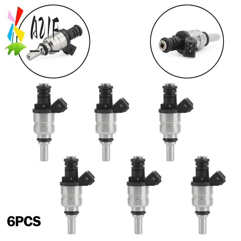 

A21F-6Pcs Fuel Injector Nozzle 1427240 For BMW E46 E39 X3 Z3 Z4 3 5 Siemens Deka Flow Matched Engine 2.5L 13537546244 1439800 Pa
