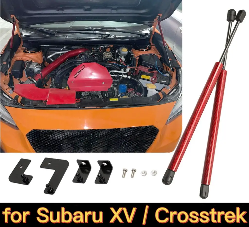 Hood Bonnet Struts for 2017-2022 Subaru XV GT Subaru Crosstrek Modify Cylinders Lift Support Shock Absorber Hydraulic Damper Rod