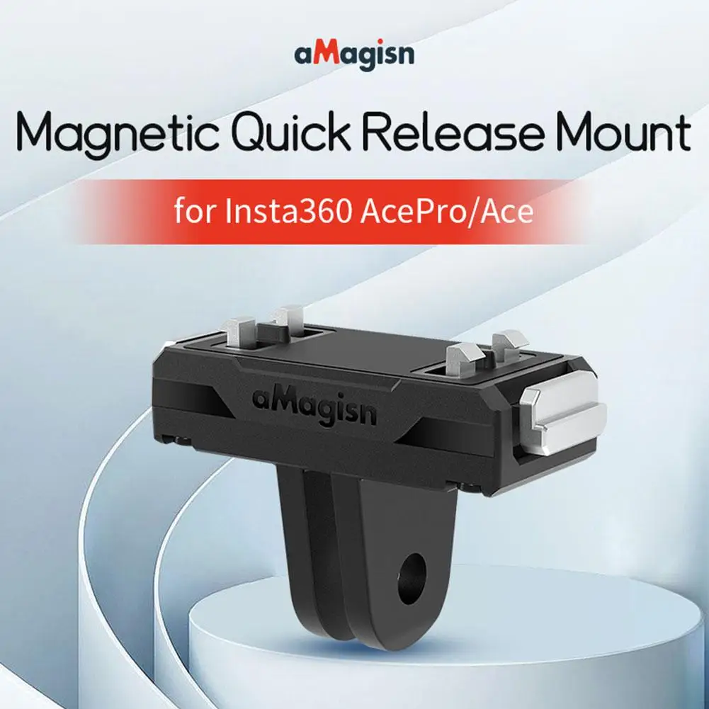 Per Insta360 Ace Pro/Ace Camera lega di alluminio magnetico a sgancio rapido supporto adattatore supporto staffa Action Camera accessorio