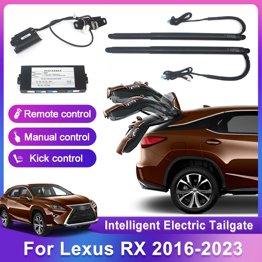 Car Electric Tailgate Auto Lift Car Electric Trunk Drive Door Close Kick Sensor Rear Door Power Kit For Lexus RX 2016-2023