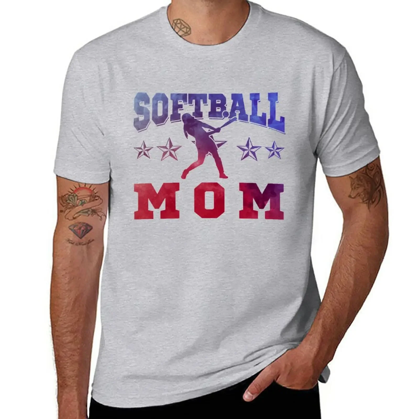 New Softball Mom T-Shirt anime clothes Oversized t-shirt sweat shirts graphics t shirt mens t shirt graphic