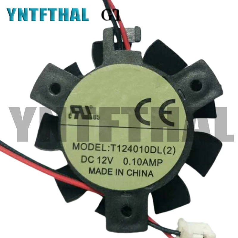 NEW T124010DL  DC12V 0.1A Two Lines Cooling Fan