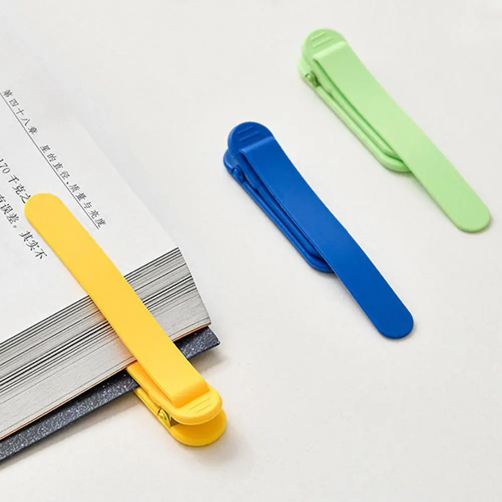 Duckbill Clip Silicone Bookmark Page Divider Pagination Mark Reading Bookmark Intelligent Design Convenient Book Clip Staionery