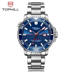 TOPHILL 300M Diver Mens Watch 316L Stainless Steel Sapphire S280 Movement Automatic Mechanical Watch Super Luminous Watch TD003G