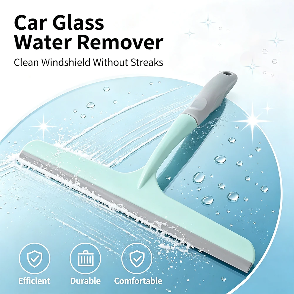 Car Windshield Silicone Squeegee Streak-Free Non-Scratch Auto Glass Water Blade for Car Paint & Window Cleaning