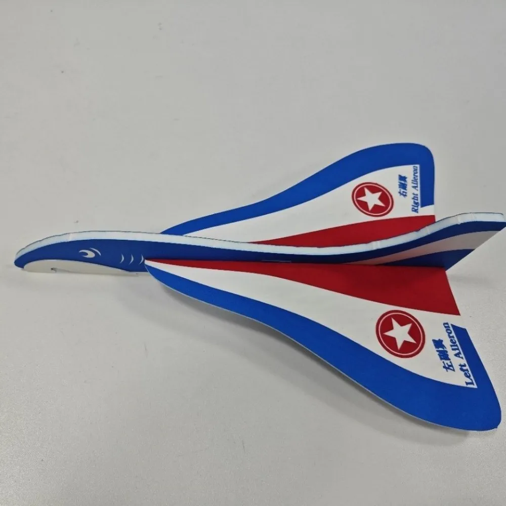 

DIY Hand Throw Powered Flying Glider Triangle Wing 23*16cm Aircraft Model Planes Outdoor Airplane Glider For Children