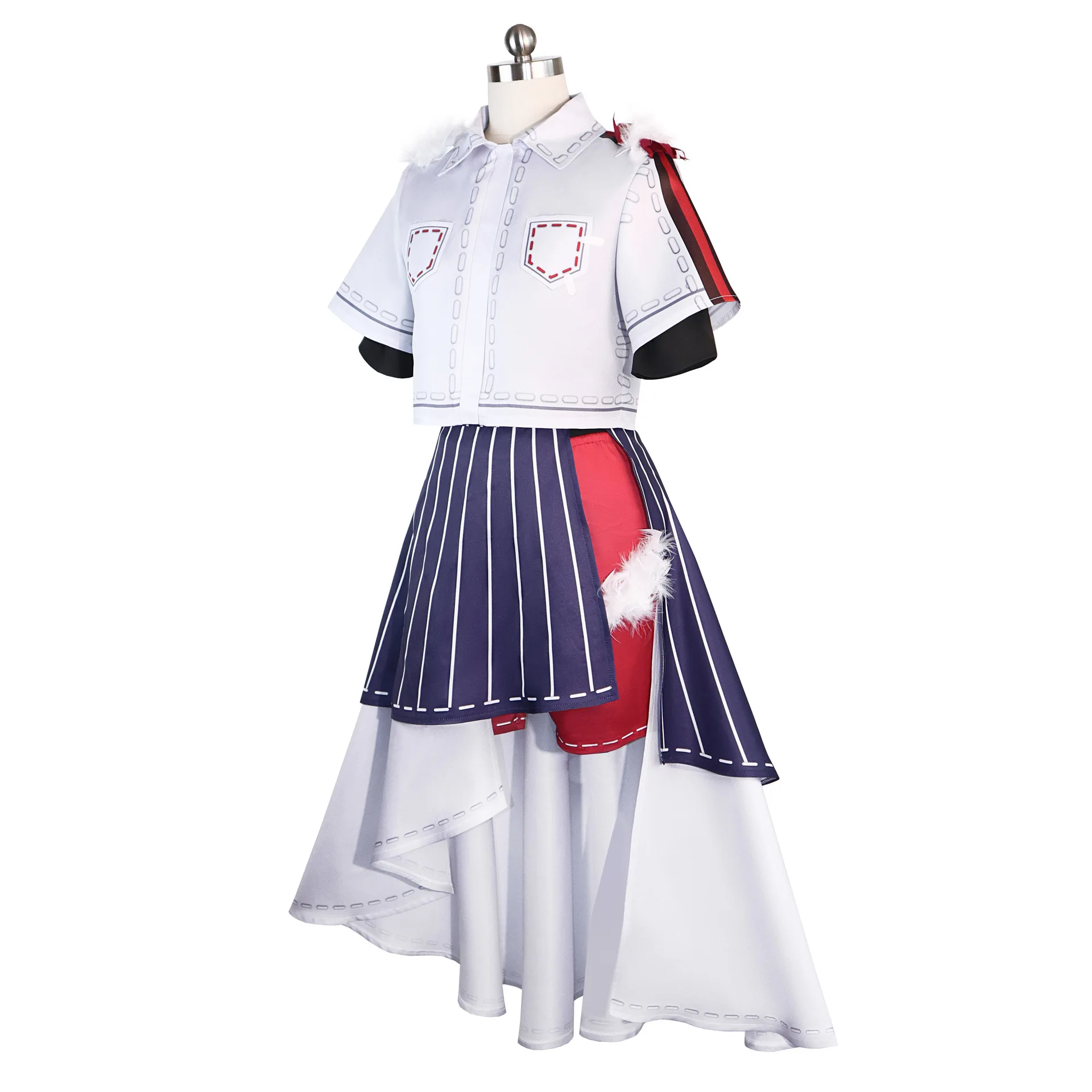 Костюм для косплея Fifth Qiao Ling, антикварный агент времени дилера, игровой костюм для косплея в одном стиле для выставки комиксов