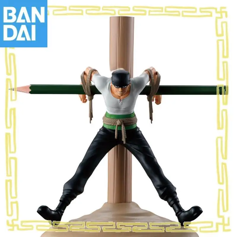 

Оригинальная подставка для телефона Bandai Namco Banpresto One Piece Roronoa Zoro, держатель для ручки без ручки, аниме-фигурка, модель коллекционера, игрушка в подарок