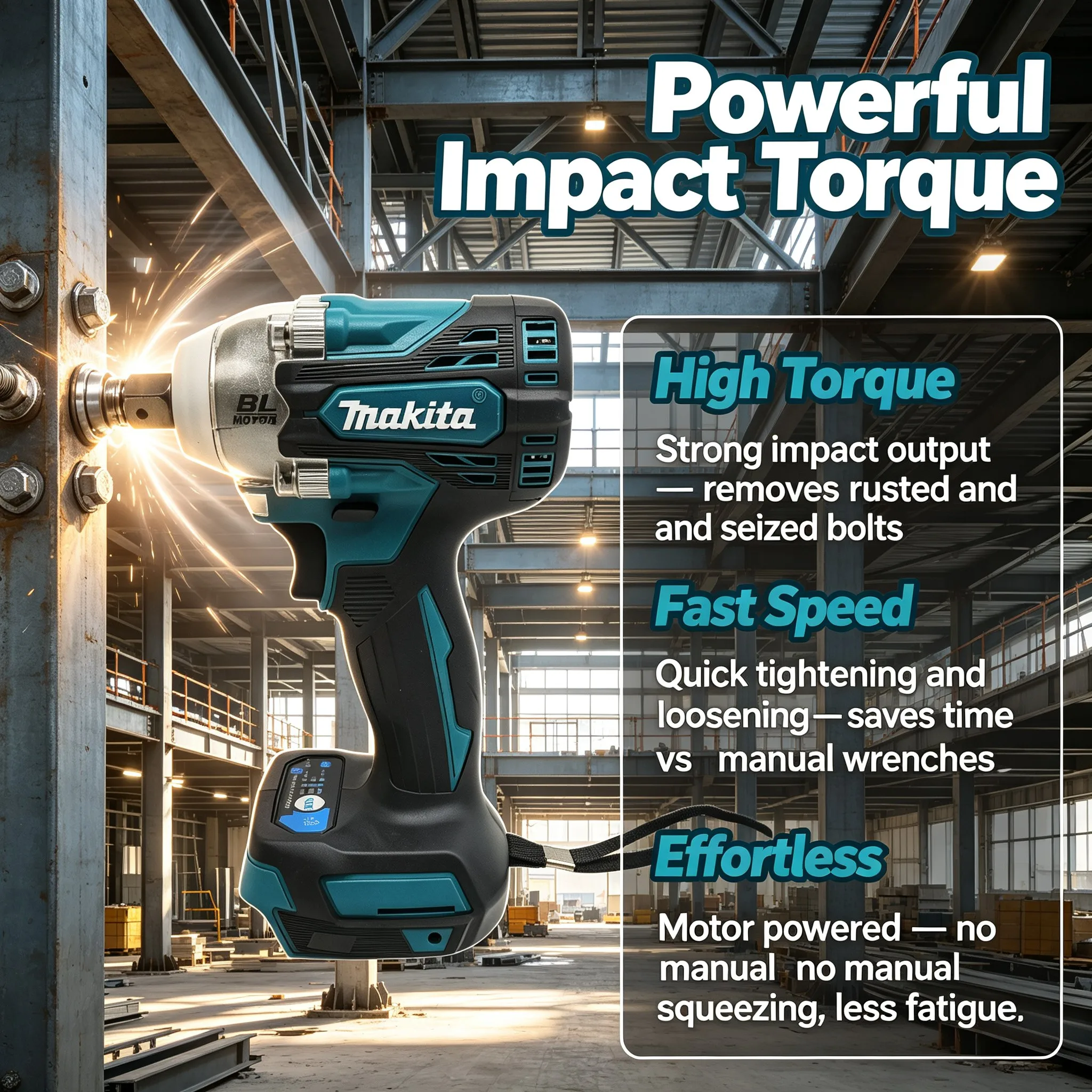 Бесщеточный ударный гайковерт  – обзор и цена Makita Drill Dtw300