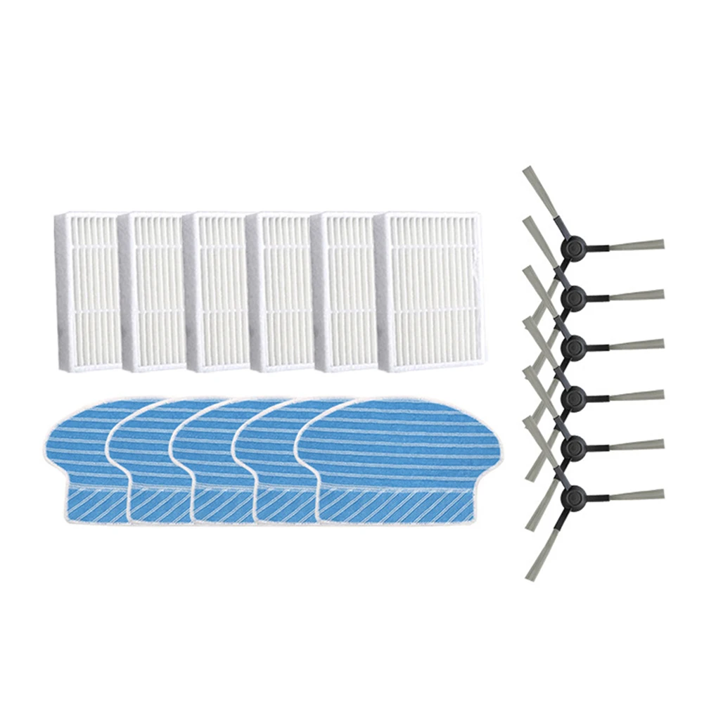 Side Brushes & Filter For MyGenie X990,ZX1000,P1 P2 P3 Robot Vacuum Cleaner Replacement Robot Sweeper Spare Part