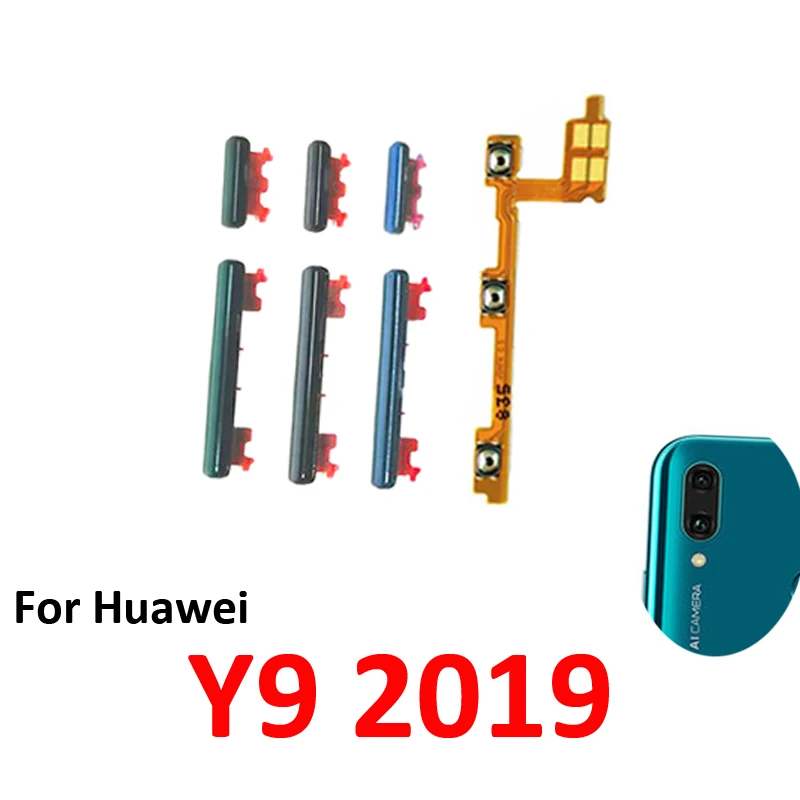 For Huawei Y9 2019 Phone New Power Volume Button On Off Up D