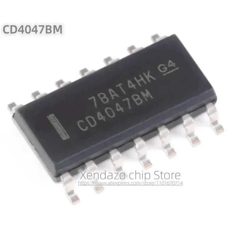 10pcs/lot CD4047BM96 CD4047BM SOP-14 package Original genuine CMOS low-power monostable logic chip