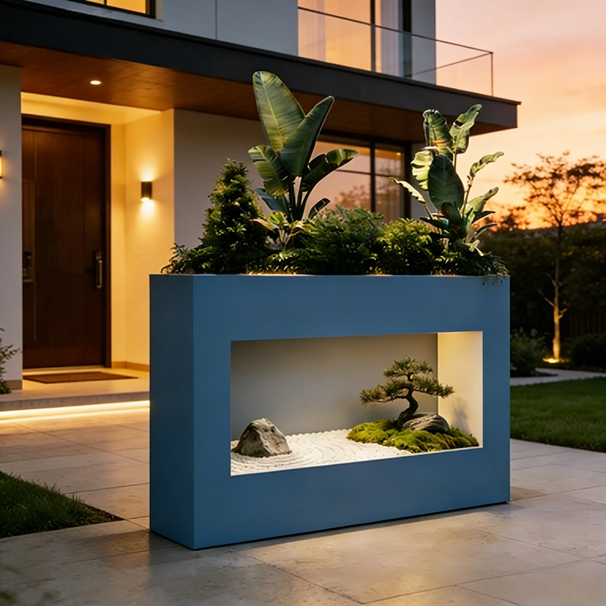 

&Outdoor Wrought-Iron Flower Beds Partition Planters Commercial Street Railings Customizable Outdoor Furniture Dining Store