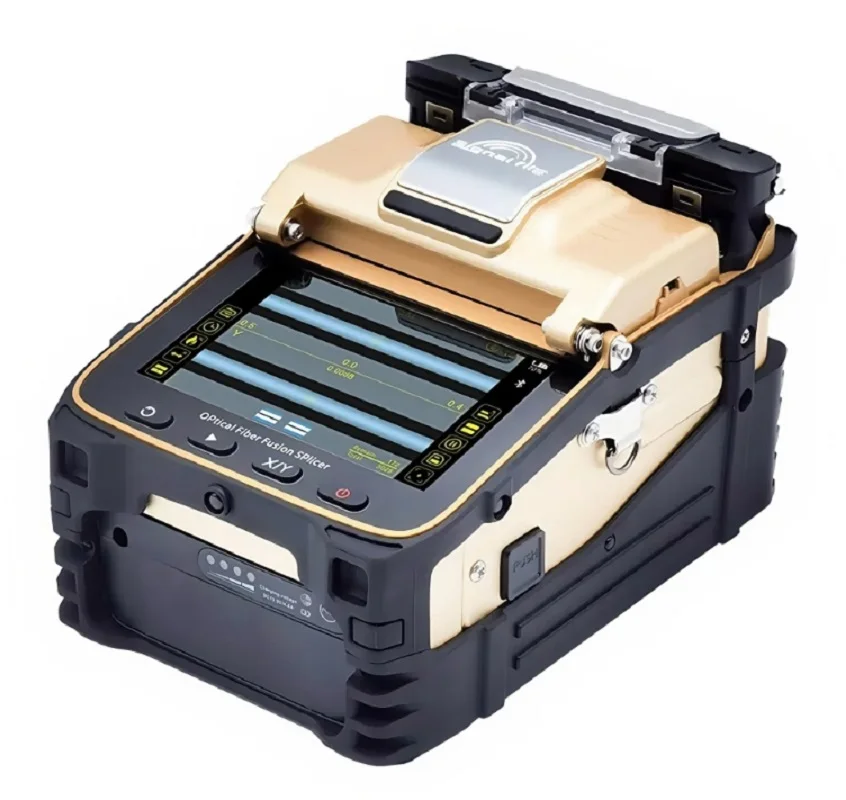 Signal Fire AI-20A AI-30A Optical Fiber Fusion Splicer With Electric Cleaver Splicing Machine 6 Motors Automatic Core Alignment