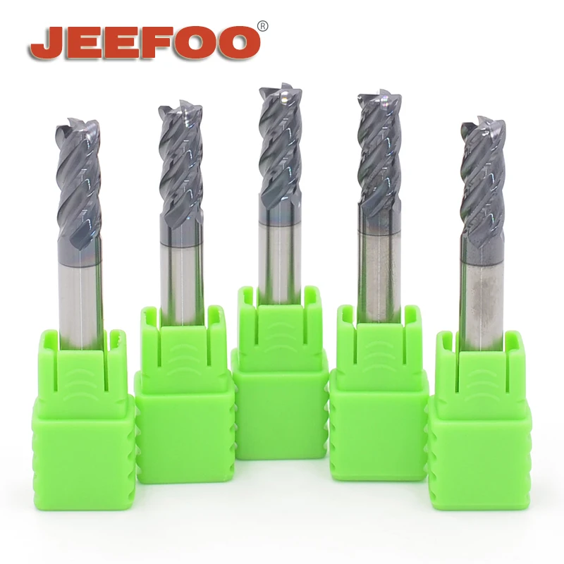 

CNC Corner Radius End Mill Round Nose HRC62 Tungsten Carbide Steel 3 Flute Cutter Surface Machining Metal Router Tool Endmills