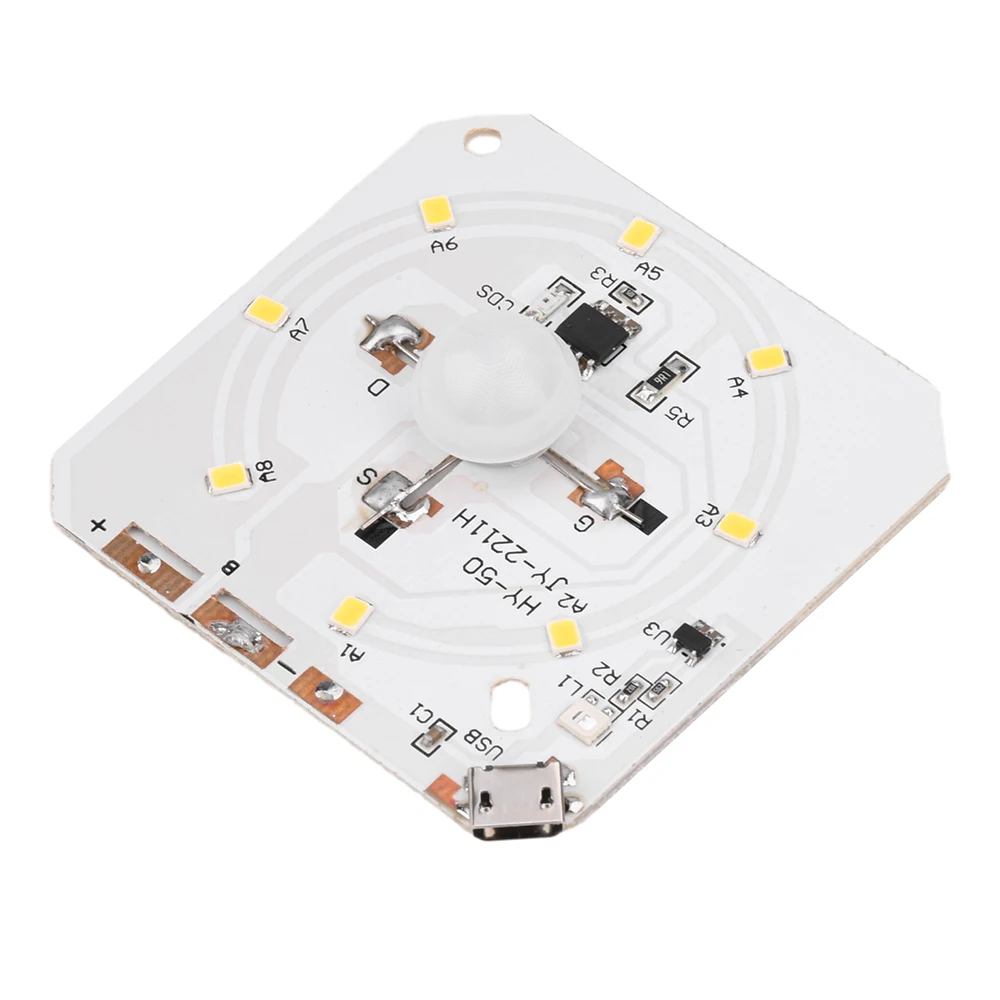 MINI PIR Sensor Detector Smart Switch Night Light Board Integrated Lamp Board Control Board Circuit Board 3.7V USB Rechargeable