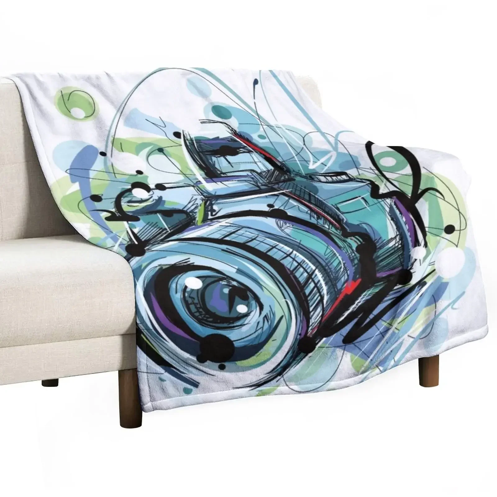 

Photography Throw Blanket anime Soft Plaid Blankets