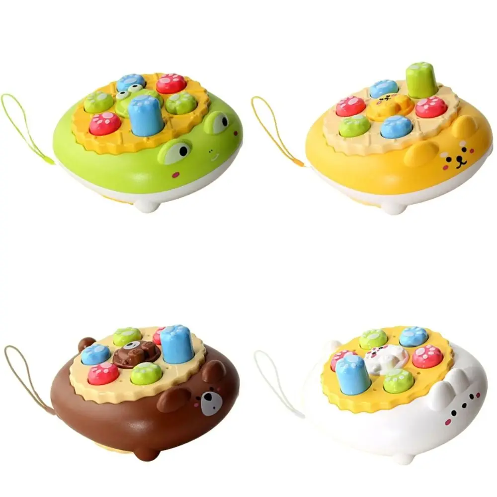 

Frog Fast Push Game Toy White rabbit Brown bear Whack Mole Game Relaxation Yellow puppy Handheld Console Toy Boys