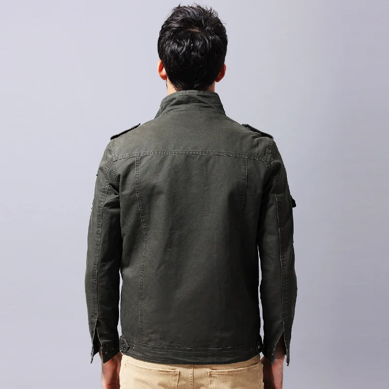 Conjuntos militares de talla grande 6XL para hombre, chaquetas Bomber militares + pantalones Cargo multibolsillos, conjunto de 2 piezas a prueba de