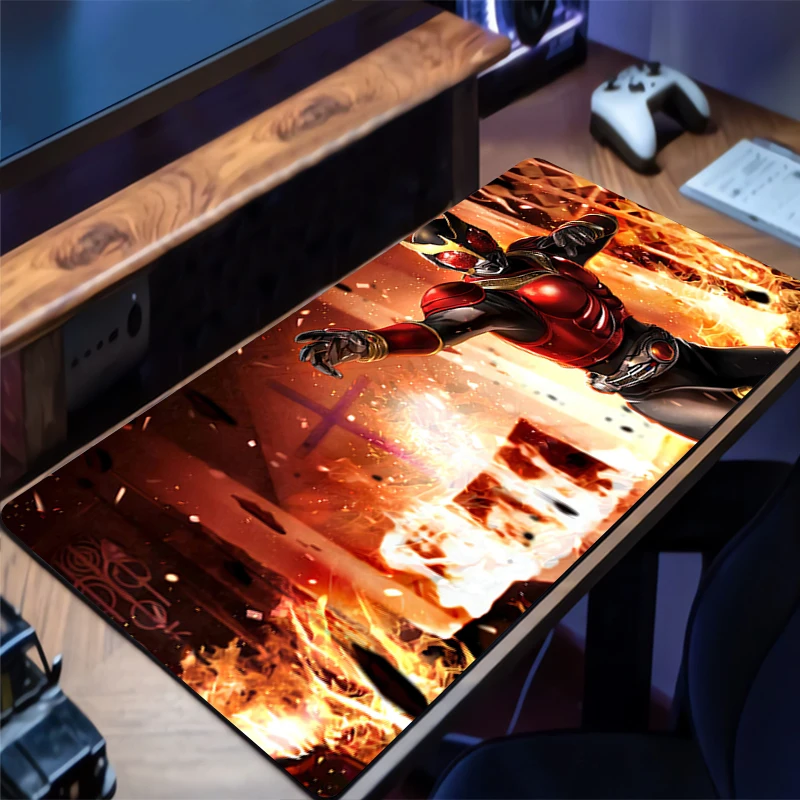 

Mouse Pad Kamen Rider Kuuga Office Desk Mat Rubber Mousepad Anime Gaming Mats PC Accessories Extended Pad Non-Slip Keyboard Mat