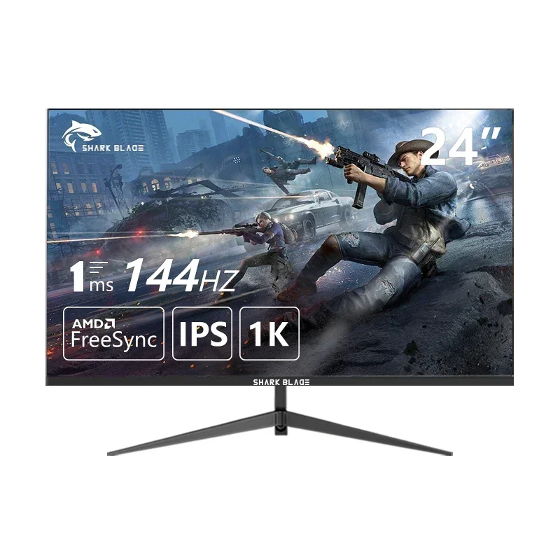 

24 Inch Monitor 144Hz 1K Display Gaming Screen HDMI / DP 1ms-GTG HDR400 IPS Panel With Speaker ADM-Free-Sync 8Bits 99%sRGB