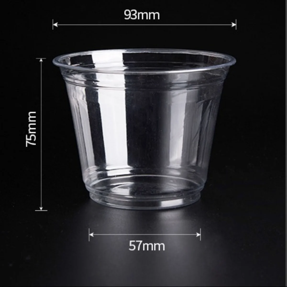 9OZ Clear Plastic Cups With Dome Lids Crystal Clear Dessert Cups for Ice Cream Latte Cold Drinks Pudding Cupcake Snack or Fruits