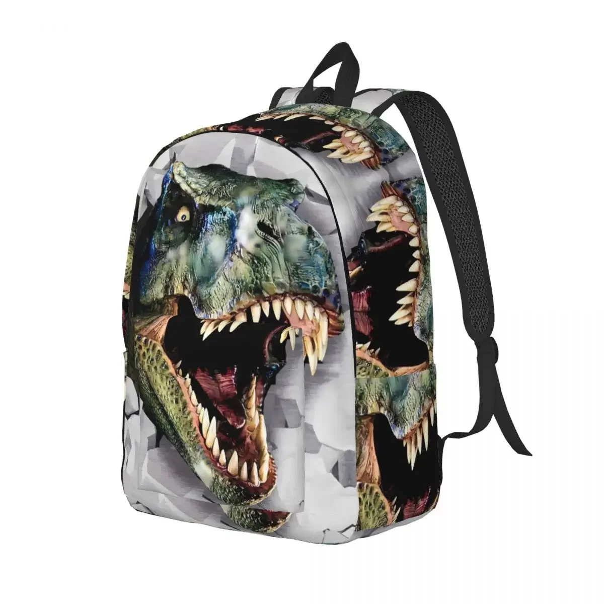 Cool Dinosaur Animals Backpack Wild Funny 3D Printed Backpacks Student Unisex Designer Pattern School Bags Modern Rucksack