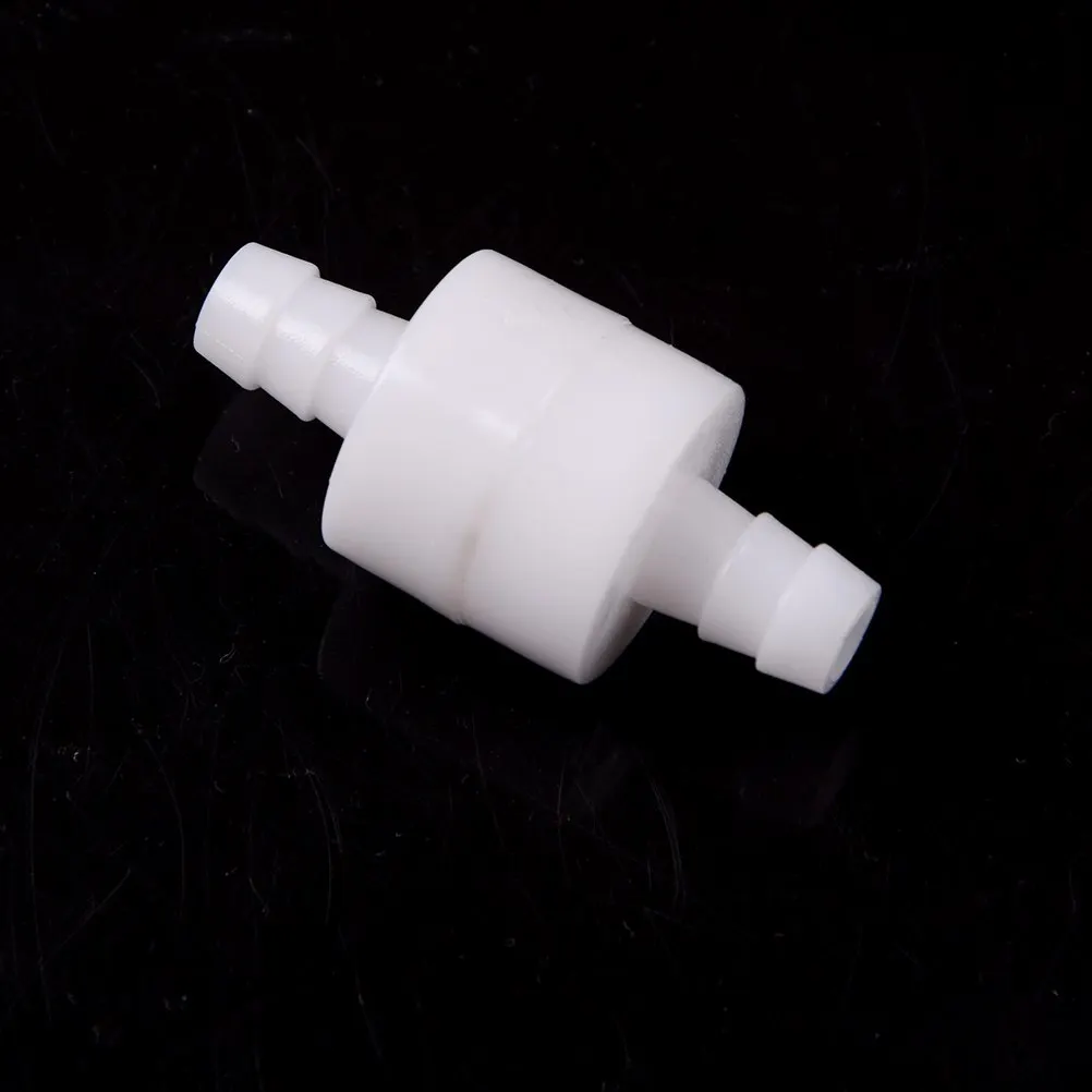 1 pz colore bianco plastica 8mm unidirezionale valvola di ritegno in linea Gas combustibile acqua liquida