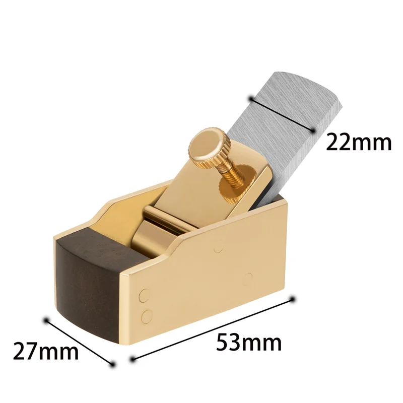 A79E-DIY Woodworking Repair Tools Parts 5PCS Violin Brass Wrap Convex HSS Cutter Blade Guitar Flat Bottom Planes Planer