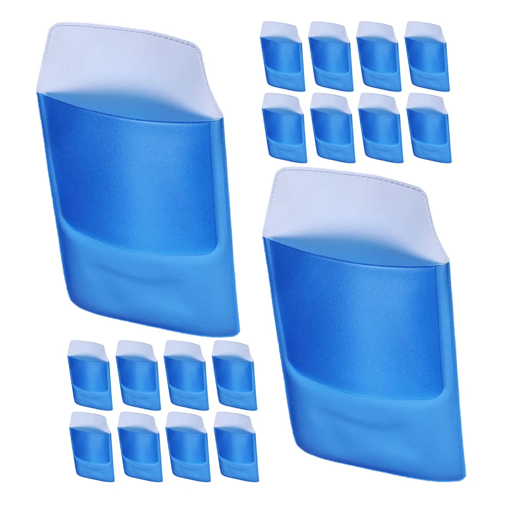 

20pcs Nurse Pen Bag Insert: Medical Instrument Organizer For Doctors Nurses, Pvc Pencil Holder Shirt Pocket Protector Sky-Blue