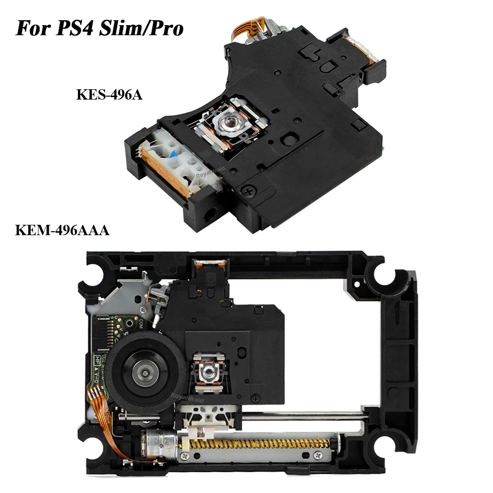 Original KES-496A Laser Lens for PS4 SLIM/PRO KES-496A KEM-496AAA with Mechanism Optical Dvd Drive Pickup Reader Repair Parts