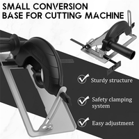 AT43-Angle Grinder Stand 45° Adjustable Angle Grinder Holder Machine Slotting Base Angle Grinder Cutting Bracket