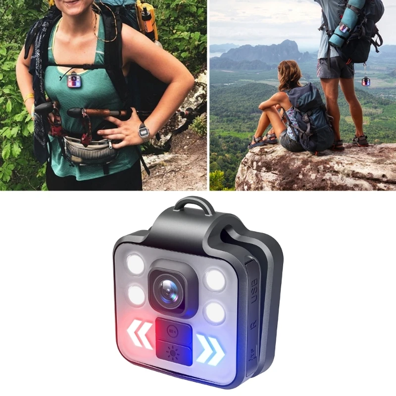 Mini Body Camera, Portable Video Recorder Outdoor Sports Wireless Wearable