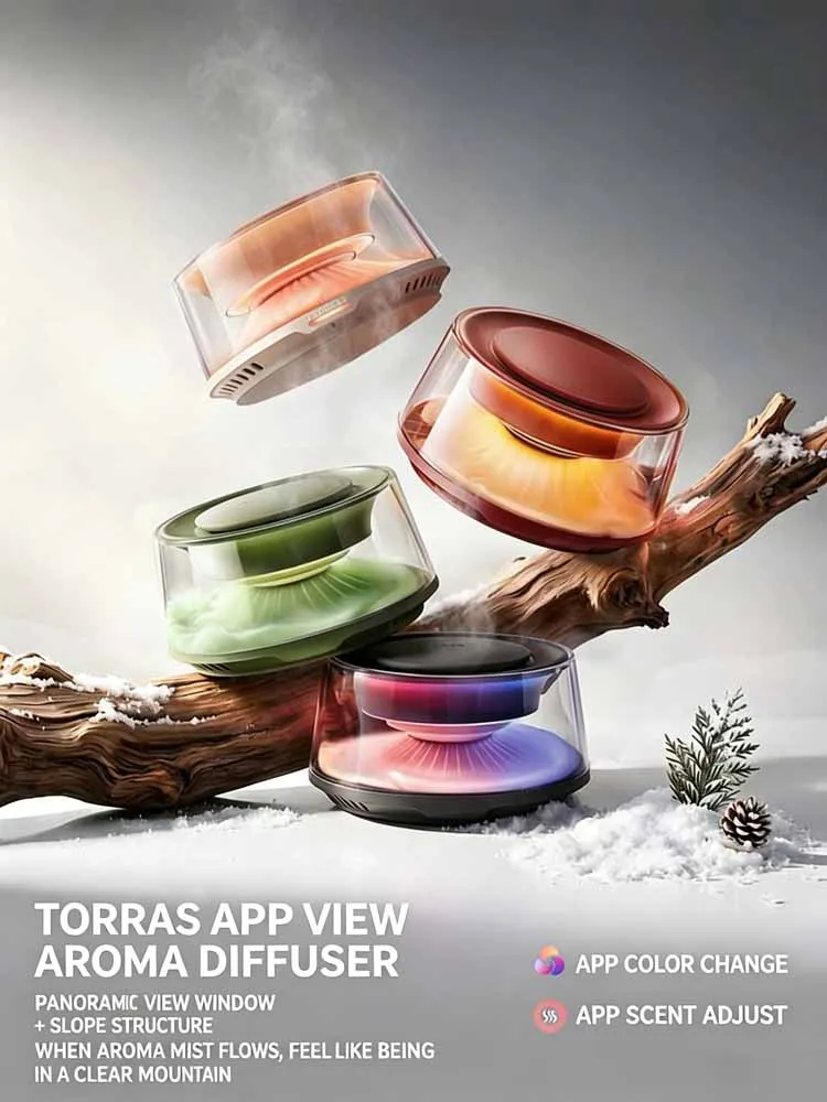 For All Cars TORRAS Viewscape Car Air Freshener Premium Auto Perfume Interior Decor Ornament Luxury Car Fragrance For Men & Wome