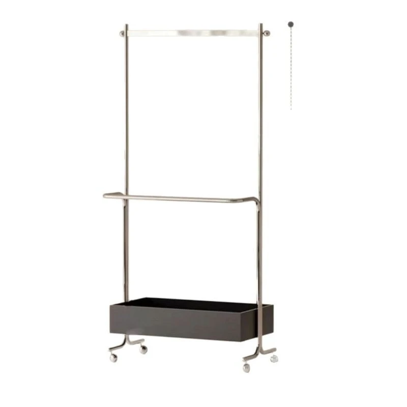 

Medieval floor-to-ceiling modern stainless steel hanger, coat rack