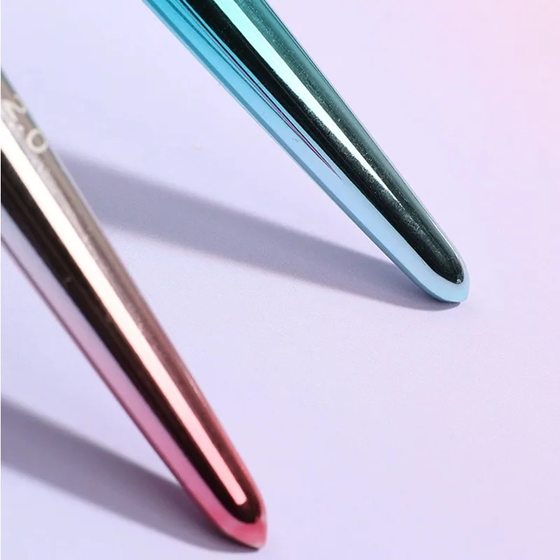 1/4 قطعة مقبض معدني كولينسكي مسمار بطانة فرشاة مسمار اللوحة القلم أكريليك الأشعة فوق البنفسجية هلام فرش كريستال مانيكير أداة فرشاة الأظافر #3