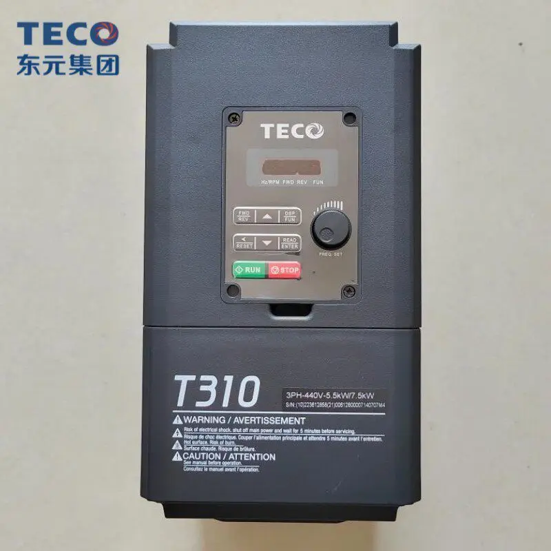 

TECO Dongyuan inverter T310-4008-H3C three-phase 380V 01 2 05P 4010 motor governor