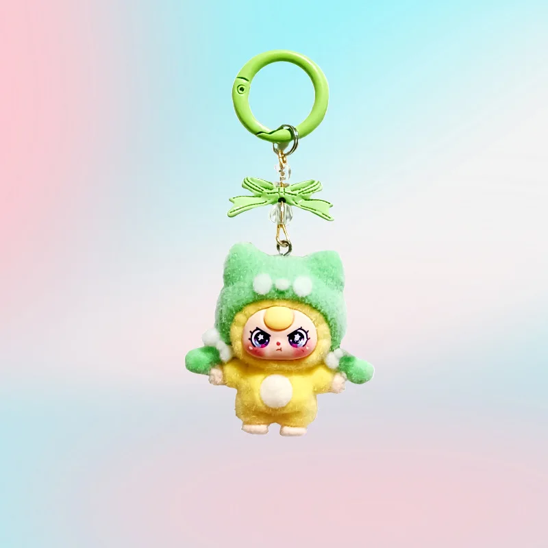 1PCSFox قبعة الطفل ثلاثة سنوات لطيف عملة المفاتيح مطابقة زوج اللعب حقيبة الهاتف شماعات #5