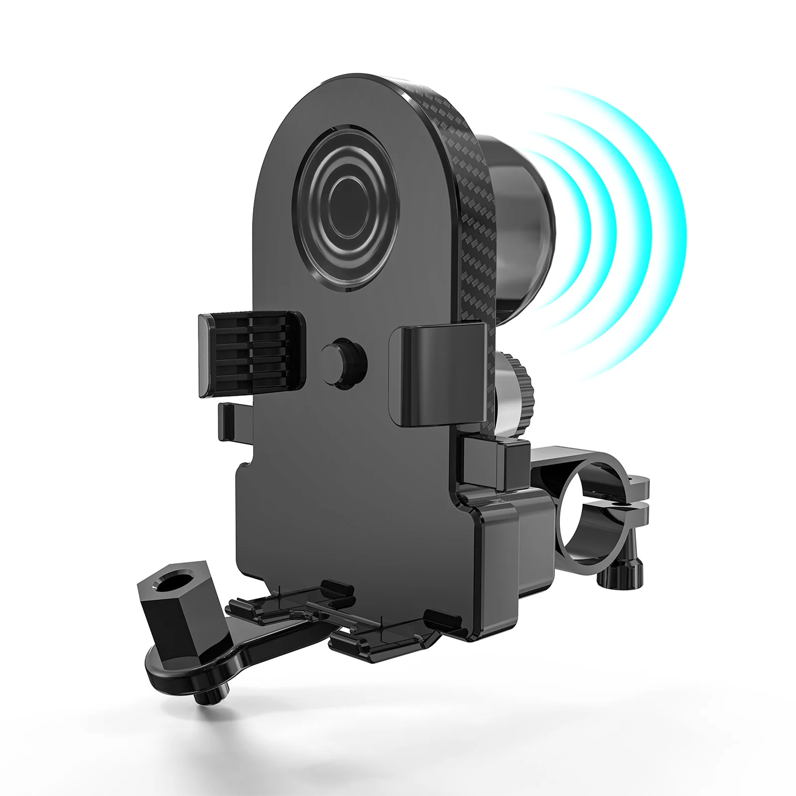 

Anti-slip Bike Phone Holder with Bluetooth Speaker Adjustable Phone Mount Bracket for Outdoor Bicycles and Mountain Bikes