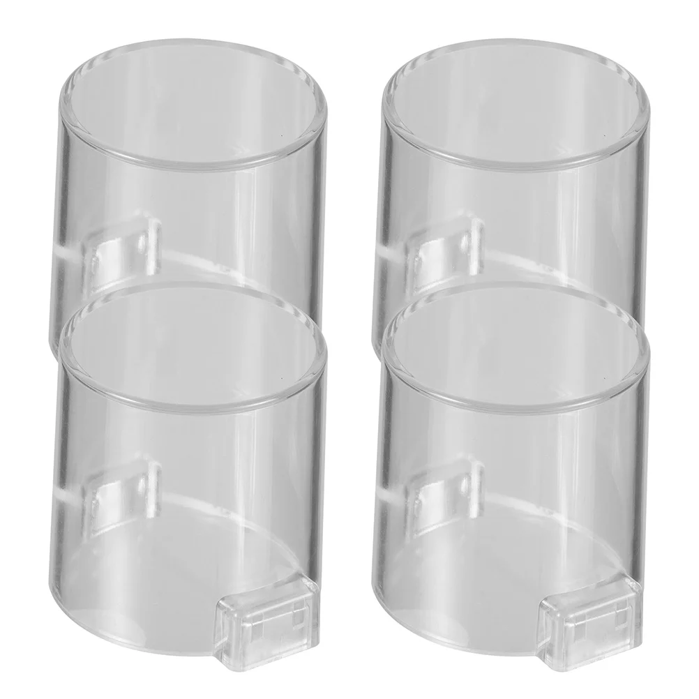 

4Pcs Emergency Stop Button Cover Weather Resistant Safety Switch Cover for Industrial Control Panels Dustproof Design