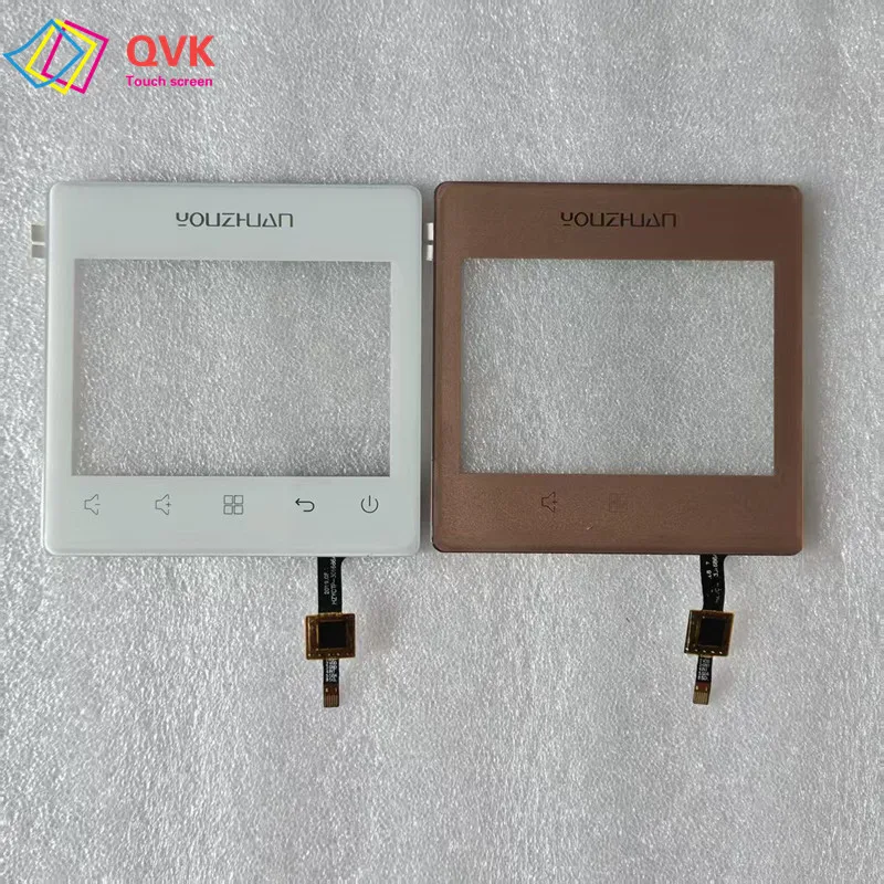 White 3Inch For HZYCTP-301868A Smart Home Switch Capacitive Touch Screen Digitizer Sensor External Glass Panel 84X84 MM