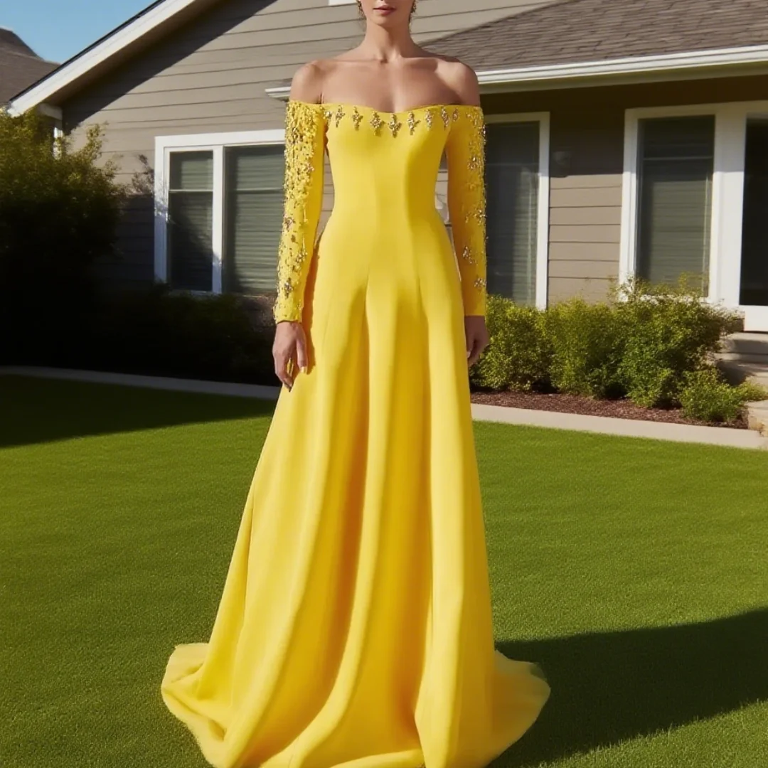 

Customized exquisite lace shoulder strap velvet pleated mermaid floor-length evening dress for ladies, formal attire