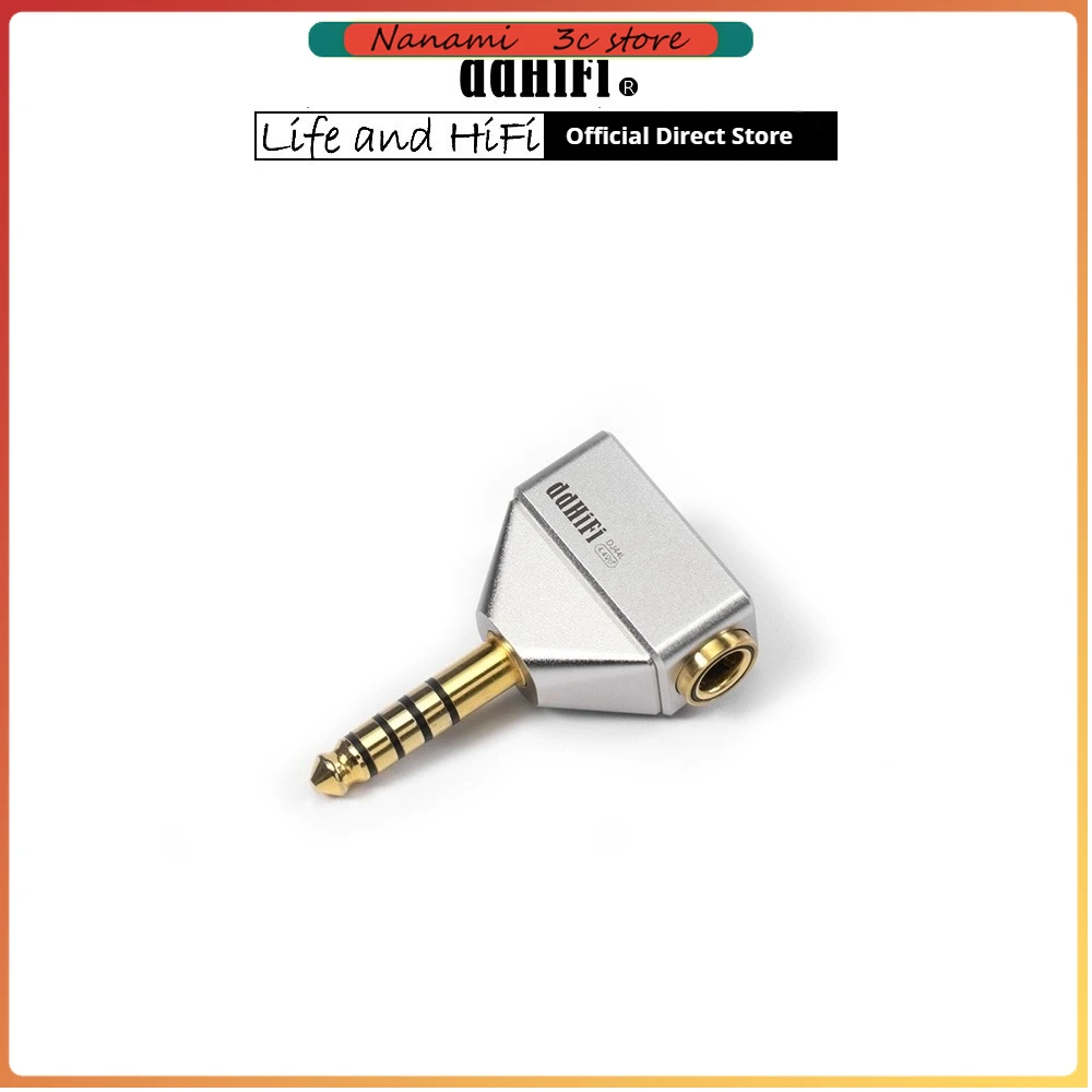

ddHiFi DJ44L 4.4 to 4.4 Balanced Angled Plug Headphone Adapter Compatible with Player DAC and Amplifier