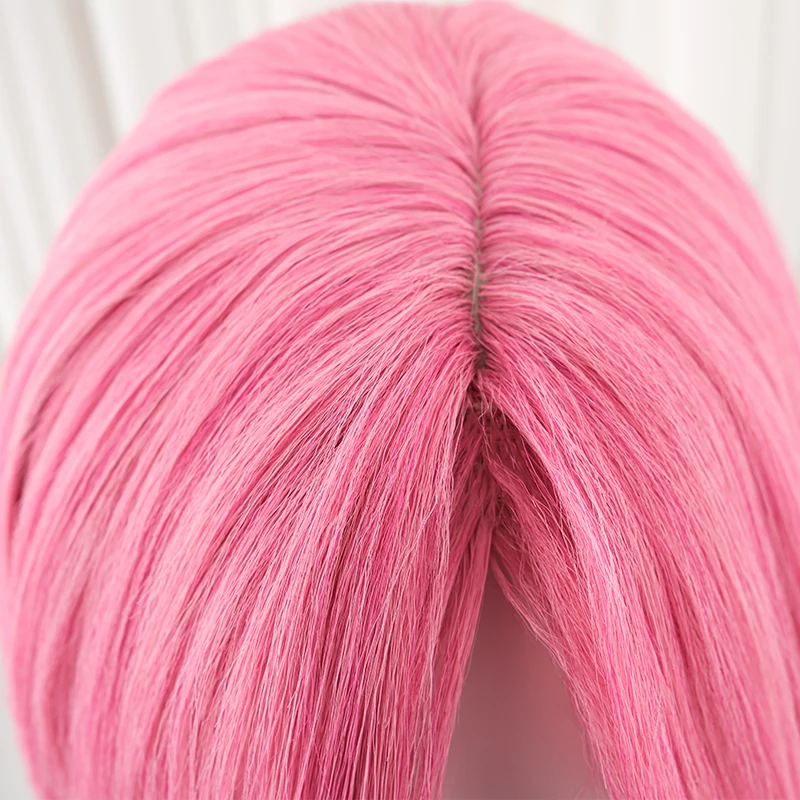 ROLECOS 게임 LOL 향수 보석 아리 코스프레 가발 70cm 핑크 컬러 여성 가발 내열성 합성 머리카락