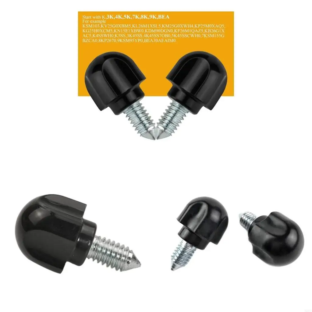 Pack of 2 Mixer Attachment Knob Screws Professional Mixer Part Mixer Enhancements Kitchen Appliance Spares for Mixer 