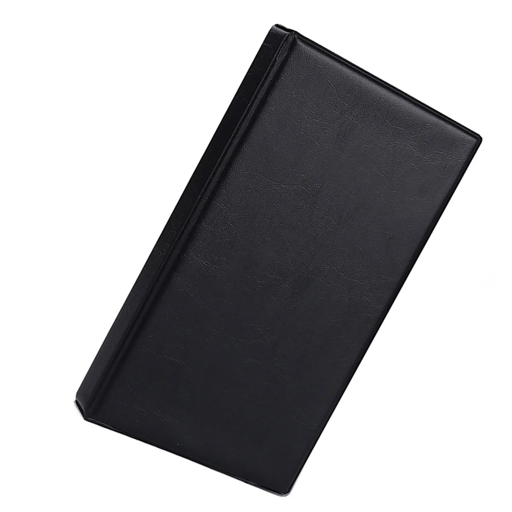 2 قطعة كتاب تخزين PVC حامل بطاقة الاسم منظم المجلد لـ 120 بطاقة صفحات شفافة مكتب استخدام كتاب التخزين #4