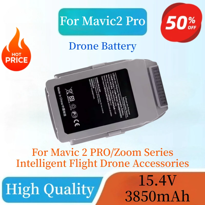 

High Quality Brand New 15.4V 3850mAh Drone Battery For Mavic 2 PRO/Zoom Series Intelligent Flight Drone Accessories