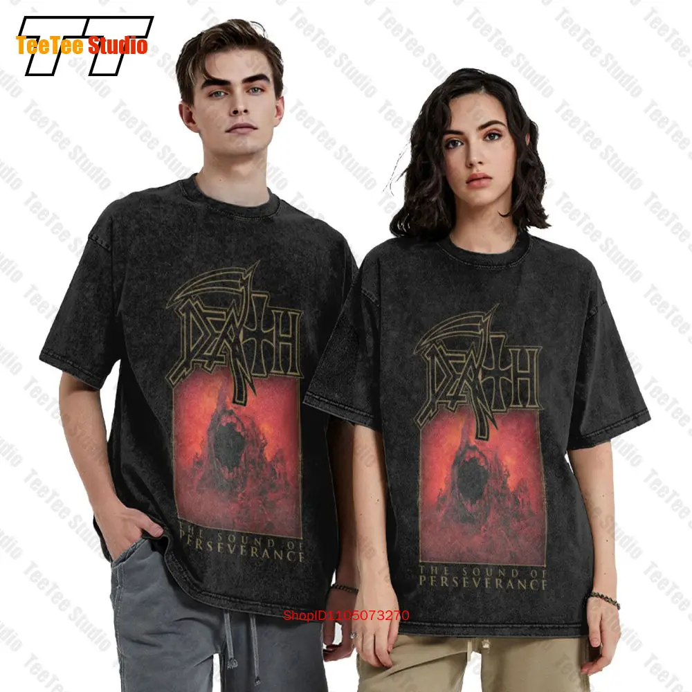 Death The Sound Of Perseverance Relapse Records Vintage Oversized T-Shirt G8U3